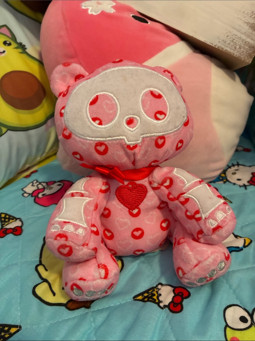 Skelanimals Pink Chungkee Valentine's Day Panda